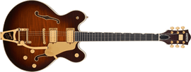 Gretsch 2400781831 Broadkaster LX Figured Semi-hollowbody Electric Guitar - Havana Burst