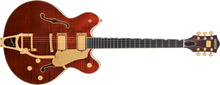 Load image into Gallery viewer, Gretsch 2400781878 Broadkaster LX Figured Semi-hollowbody Electric Guitar - Bourbon Stain