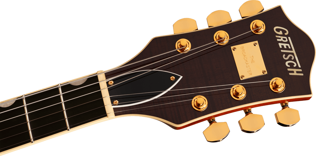 Gretsch 2400781878 Broadkaster LX Figured Semi-hollowbody Electric Guitar - Bourbon Stain