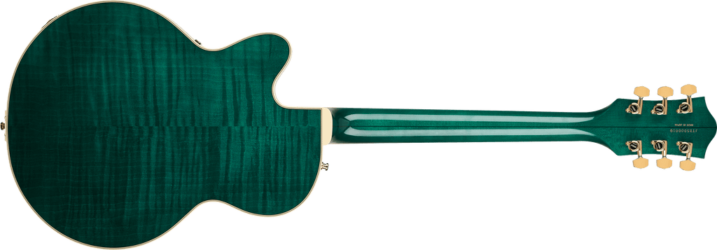 Gretsch 2401759837 Broadkaster Jr. LX Figured Semi-hollowbody Electric Guitar - Tropic Aura