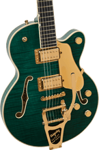 Load image into Gallery viewer, Gretsch 2401759837 Broadkaster Jr. LX Figured Semi-hollowbody Electric Guitar - Tropic Aura