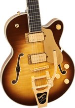 Load image into Gallery viewer, Gretsch 2401759885 Broadkaster Jr. LX Figured Semi-hollowbody Electric Guitar - Caramel Dawn