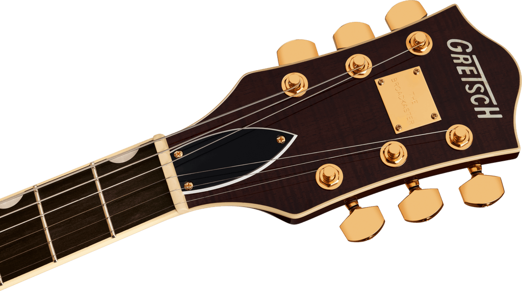 Gretsch 2401759885 Broadkaster Jr. LX Figured Semi-hollowbody Electric Guitar - Caramel Dawn