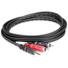 Load image into Gallery viewer, Hosa CMR-203 Stereo Breakout Cable - 3.5mm TRS Male to Left and Right RCA Male - 3 foot