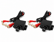 Load image into Gallery viewer, 2 DC Sound RSW-250 Universal RCA Bass Knob &amp; Amplifier Level Control 2-Channel Remote Gain Controller