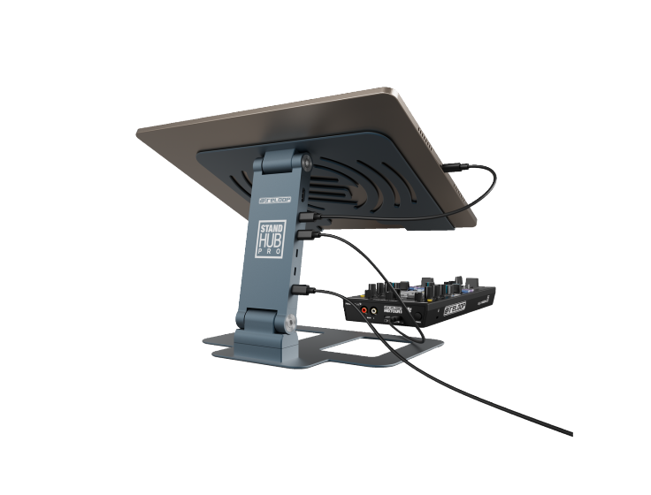Reloop STAND-HUB-PRO Stand Hub Pro 10-in-1 Multimedia USB-C Docking Stand with Power Delivery