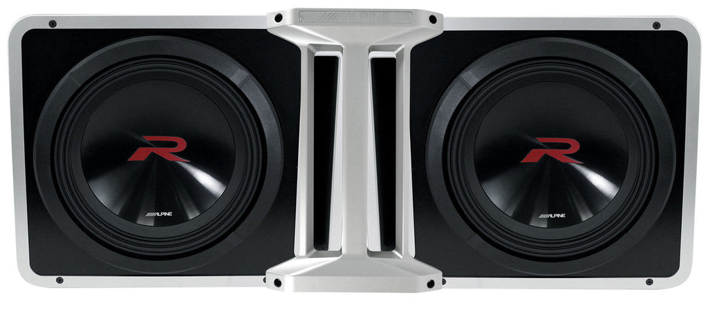 Alpine R2-SB12V x2 Loaded 12" 750W R-W12D4 Subwoofers + Ported Sub Enclosure Box