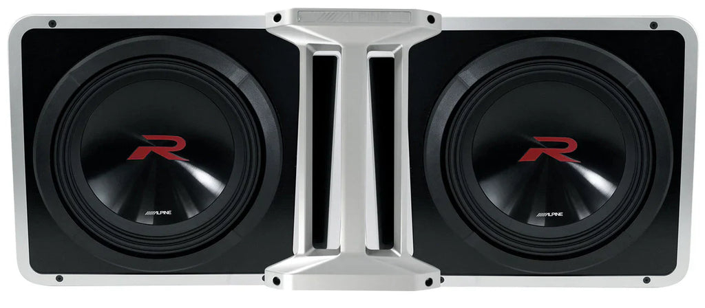 2 Alpine R2-SB10V 10" Sub Enclosures Box + KTX-H10 Linking