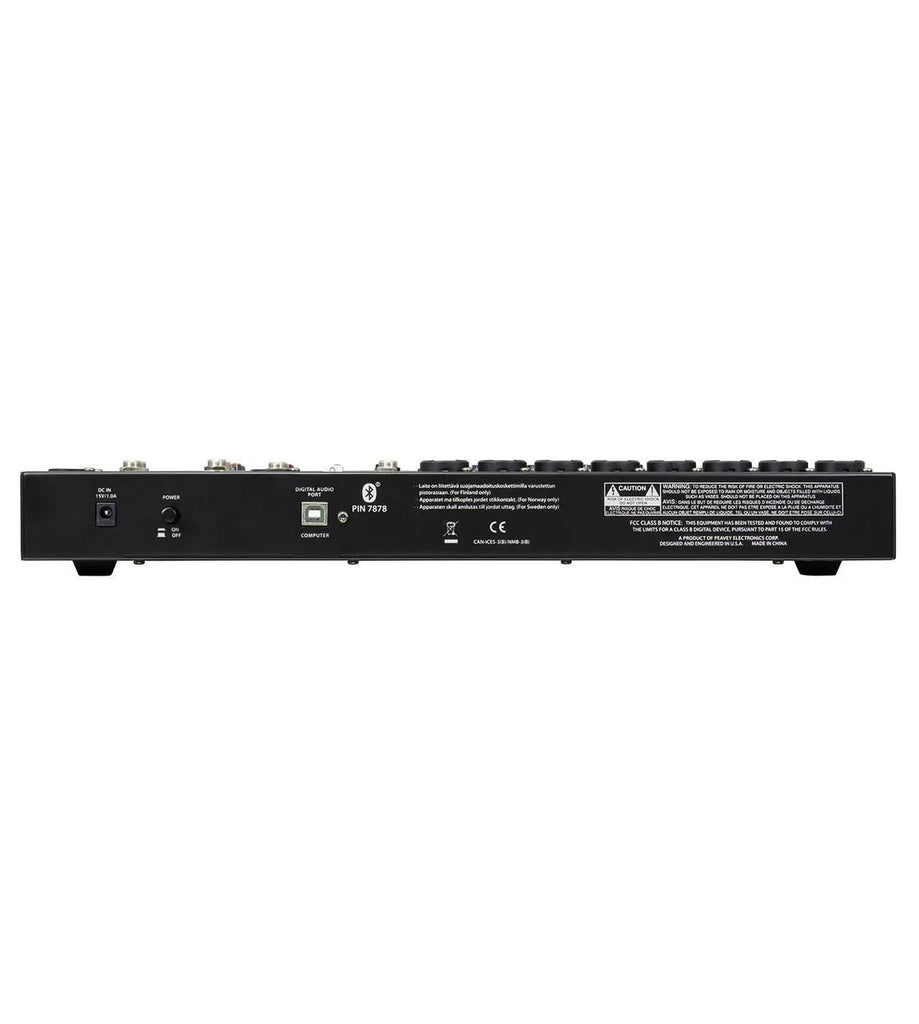 Peavey PV 14 BT Stereo 8-Channel Recording Mixer Bluetooth Connectivity