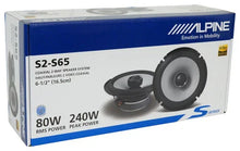 Load image into Gallery viewer, Alpine S2-S65 6.5" Speaker Bundle - Two Pairs of 6.5" 2-Way Coaxial Speakers