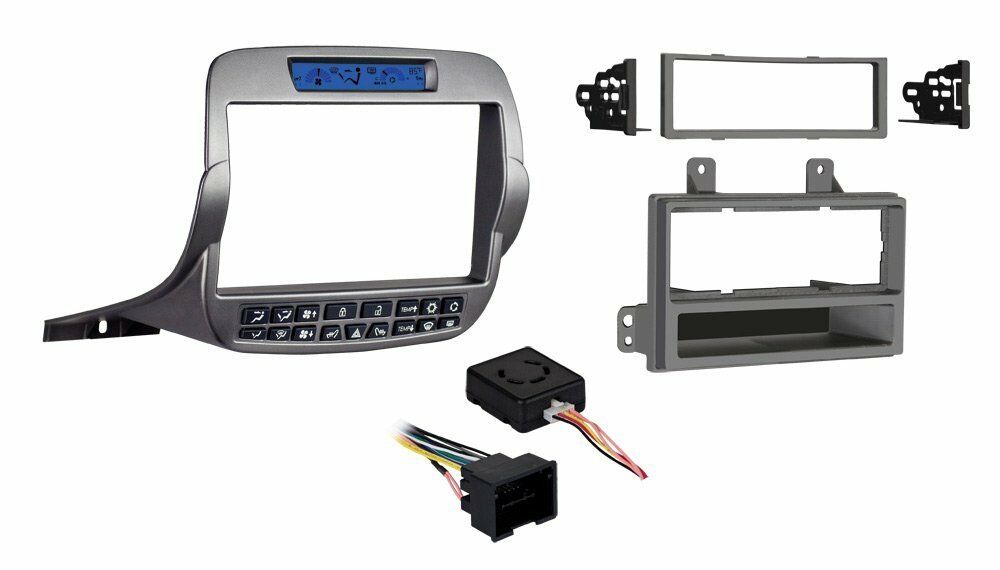 Metra 99-3010S-LC Silver Double/Single DIN Installation Kit Fit Chevy Camaro 2010-2015