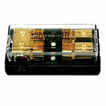 Load image into Gallery viewer, AGD22 Gold AGU Fuse Power or Ground 2 GANG Distribution Fuse Block
