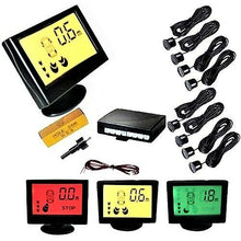 Load image into Gallery viewer, Absolute Universal Front and Rear Parking Sensor System w 8 Black Parking Sensor