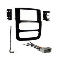 Load image into Gallery viewer, Fit 2002-05 Dodge Ram Dash Kit + Non-Amp Harness + Antenna Adapter
