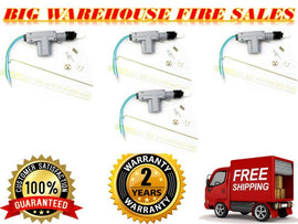 2 Pair American Terminal HEAVY DUTY Universal Power Door Lock 2 Wire Actuator Motor Kit
