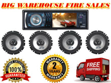 Load image into Gallery viewer, Absolute DMR-380BTAD 3.5" Car Stereo DVD/CD/MP3/AM/FM Player &amp; 2 Pairs Alpine SXE-1726S 6.5" Speakers