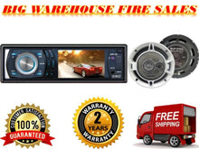 Load image into Gallery viewer, Absolute DMR-380BTAD BLS-6503<BR/> 3.5" Car Stereo DVD/CD/MP3/AM/FM &amp; Pair of 6.5"  speaker