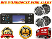 Load image into Gallery viewer, Absolute DMR380BTAD 3.5" Car Stereo, 2 Pairs of BLS-6503 6.5" speaker