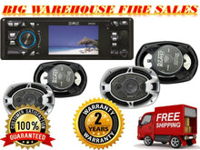 Load image into Gallery viewer, Absolute DMR-360 3.5" Car Stereo DVD/CD/MP3/AM/FM Player &amp; 2 Pairs of 6x9" speaker