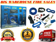 Load image into Gallery viewer, Absolute KIT4B<br/> Blue Marine 4 Gauge 2000W Boat Amplifier Complete Installation Amp Kit Power Wiring