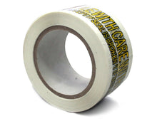 Load image into Gallery viewer, 4 Rolls 3mil Printed 'Handle with Care Do Not Accept If Seal Is Broken' Carton Sealing Packing Box Tape 2.5" X 110 Yard