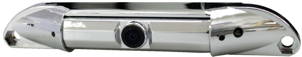 CHROME LICENSE PLATE WIDE ANGLE REAR VIEW COLOR CAMERA WITH NIGHT VISION
