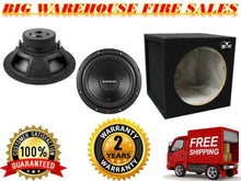 Load image into Gallery viewer, Rockford Fosgate R2D4-12 12" Subwoofer 500 Watts + SS12 Enclosure Bass Package