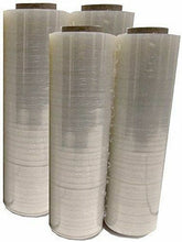 Load image into Gallery viewer, MK Audio 18" X 1200FT Square 4 ROLLS x80 Gauge Durable Pallet Wrap Stretch Film Shrink Hand Wrap