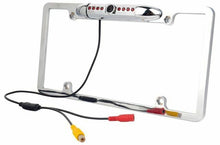 Load image into Gallery viewer, Backup Camera Front or Rearview Reverse License Plate Chrome silver Frame for Pioneer MVH-300EX MVH300EX