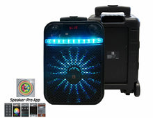 Load image into Gallery viewer, MR DJ AXL 10" Portable Bluetooth Rechargeable Speaker with App Control