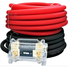 Load image into Gallery viewer, American Terminal  AKIT025RB 0 Gauge Red/Black Amplifier Amp Power/Ground 1/0 Wire