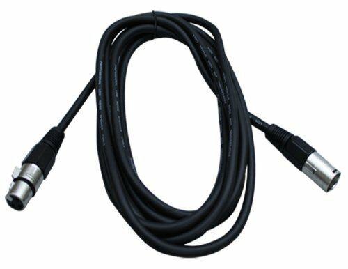 2 MR DJ CXMXF12 12' XLR Male to XLR Female Microphone Balanced Instrumental Dj XLR Interconnect Cable