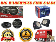Load image into Gallery viewer, Pioneer TS-A1670F 6-1/2" Car Audio 3-Way Coaxil Speakers &amp; 6.5" Speaker Box