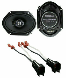 Rear Kenwood Factory Speaker Replacement Kit Fit 1998-11 Ford Crown Victoria