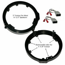 Load image into Gallery viewer, Patron Honda 6.5" Or 6.75" Speaker Adapter 1Pair With Speaker Harness Front and Rear