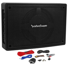 Load image into Gallery viewer, Rockford Fosgate PS-8 8" 150W RMS Powered Car Stereo Audio Underseat Subwoofer