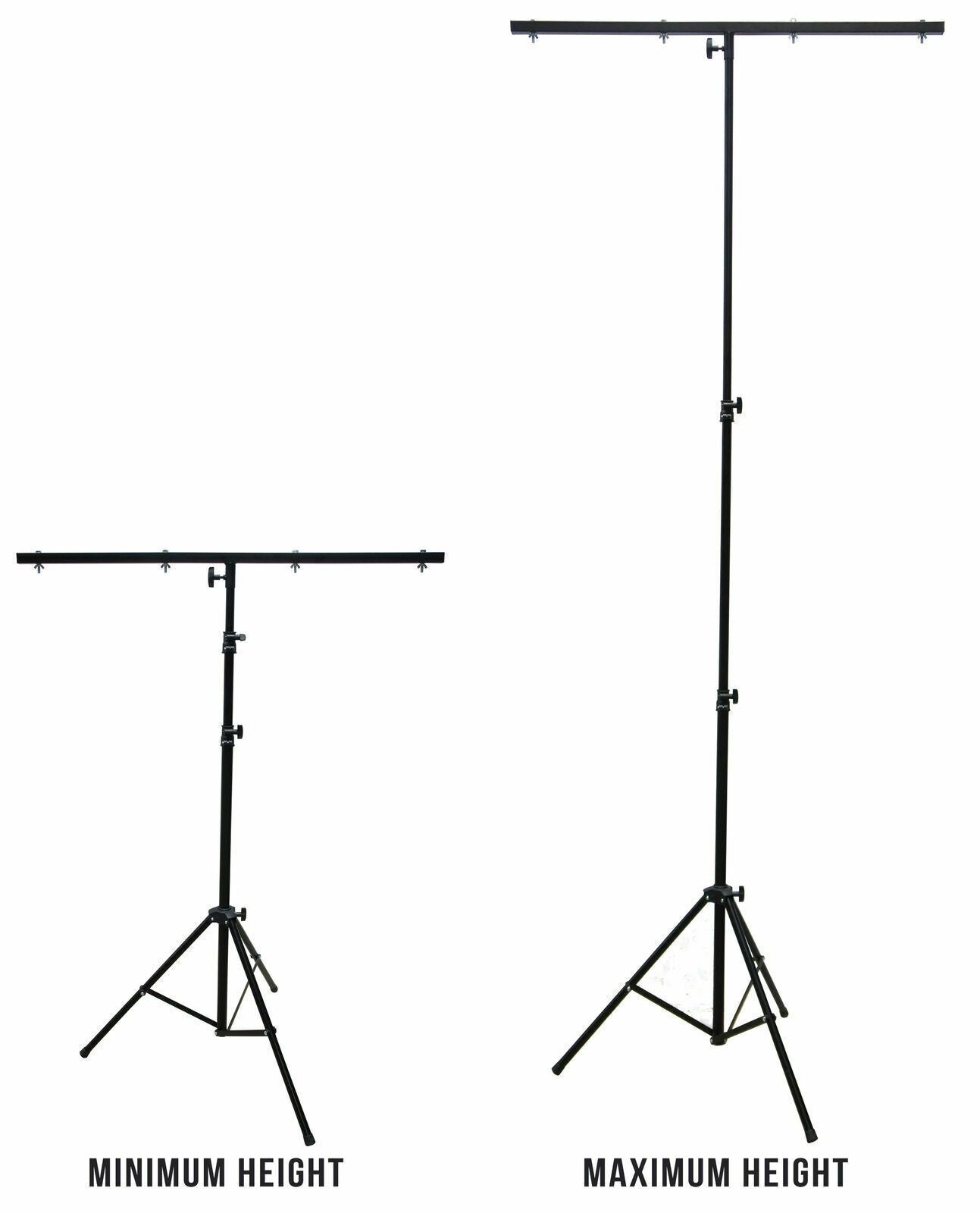 MR DJ LS-100 9 FT Pro DJ Lighting Tripod & T-Bar Portable Light Stand Cross BAR