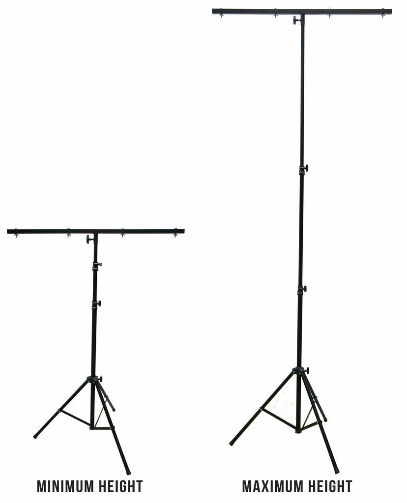 MR DJ USA LS-100 Pro DJ Lighting Tripod & T-Bar Portable Light Stand