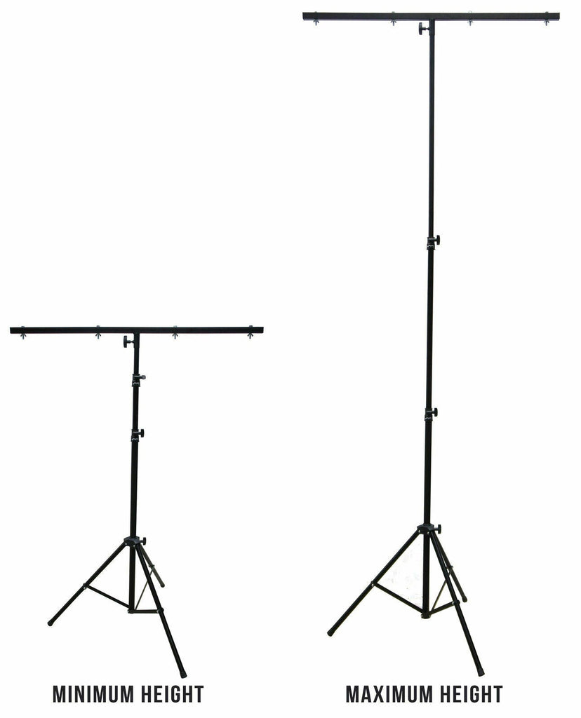 LS-100 9 FT Pro DJ Lighting Tripod & T-Bar Portable Light Stand