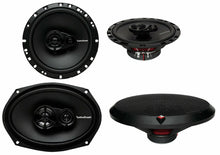 Load image into Gallery viewer, Rockford Fosgate R169X3 6x9" 260W 3 Way + R165X3 6.5" 3 Way Car Speakers Coaxial