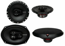Load image into Gallery viewer, Rockford Fosgate R169X3 6x9" 260W 3 Way + R1675X 6.75" 2Way Car Speakers Coaxial Combo