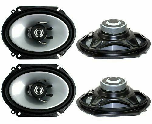 4 X Kenwood Car KFCC6866S 6x8" 500 Watt 2-Way Coaxial Speakers Car Audio