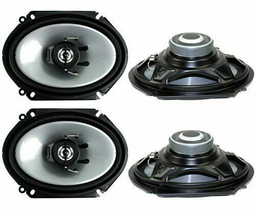 4 X Kenwood Car KFCC6866S 6x8" 500 Watt 2-Way Car Audio Coaxial Speakers Stereo