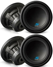 Load image into Gallery viewer, 2 Alpine S-W12D4 Car Subwoofer<br/>1800W Max (600W RMS) 12" Type-S Series Dual 4 Ohm Car Subwoofer
