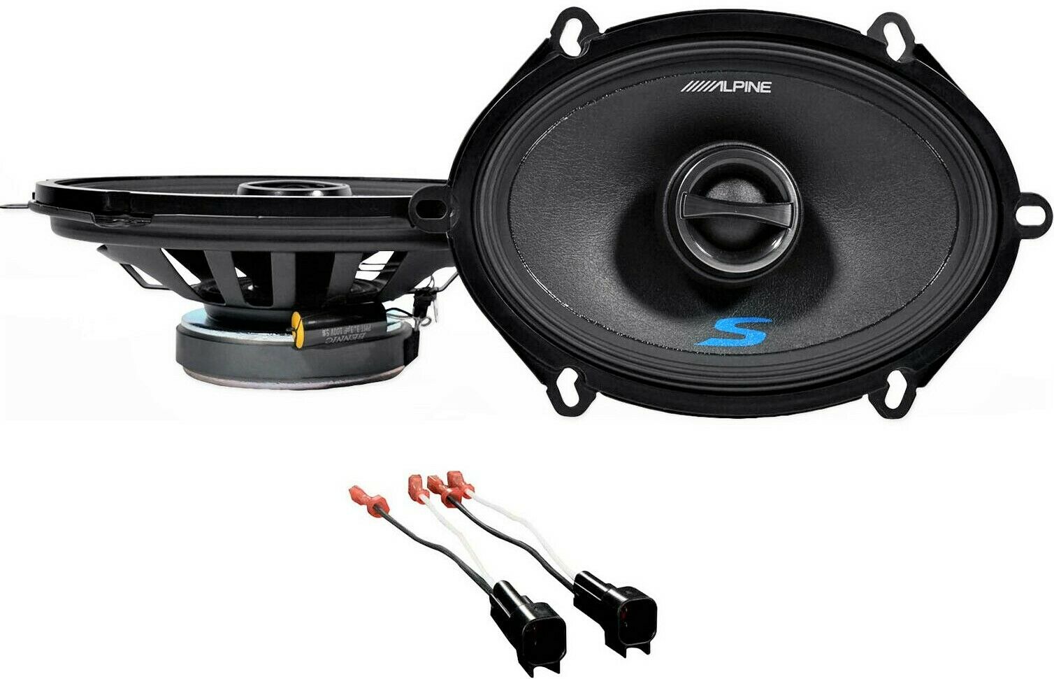 Alpine S 5x7" Front Factory Speaker Replacement Kit For 2004-2006 Ford F-150