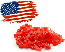 Load image into Gallery viewer, MR DJ 100pcs Lock Quick Splice Wire Terminals Snap Lock Red 18-22 AWG