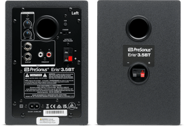 PreSonus 2777500122 Eris 3.5BT 3.5-inch Powered Bluetooth Studio Monitors - Black