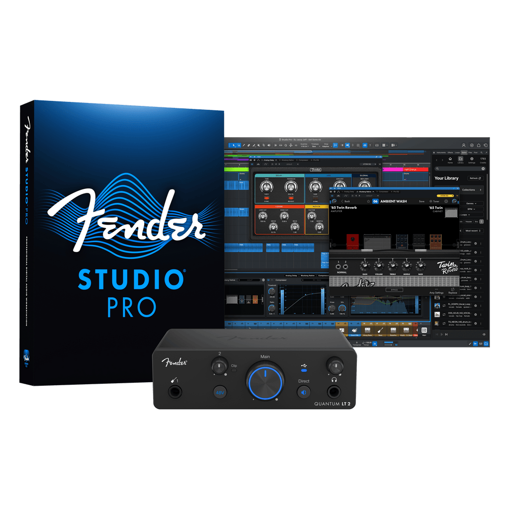 PreSonus 2777700612 Fender Studio Quantum LT 2 USB-C Audio Interface