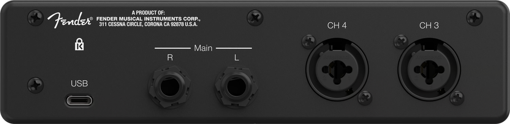 PreSonus 2777700613 Fender Studio Quantum LT 4 USB-C Audio Interface