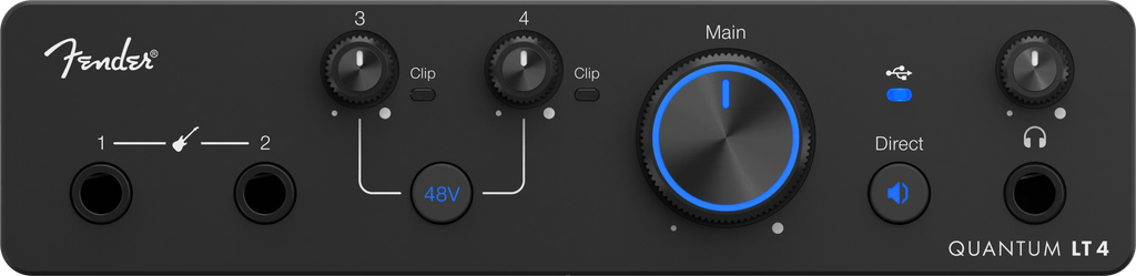 PreSonus 2777700613 Fender Studio Quantum LT 4 USB-C Audio Interface